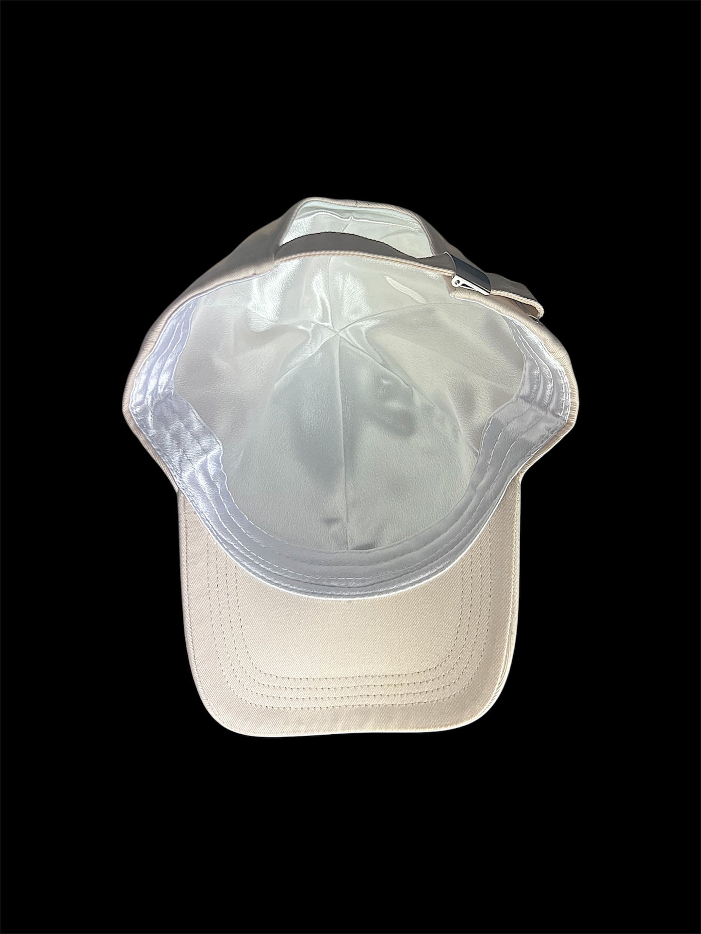 Echoluxe Beige Satin Lined Cap